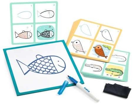 Apprendre à dessiner Step by step Lama & Co - Djeco